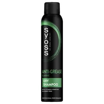 Шампунь сухий Syoss Anti-Grease для жирного волосся 200мл зображення