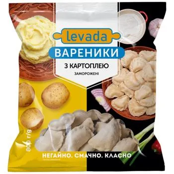 Вареники Левада з картоплею 800г зображення