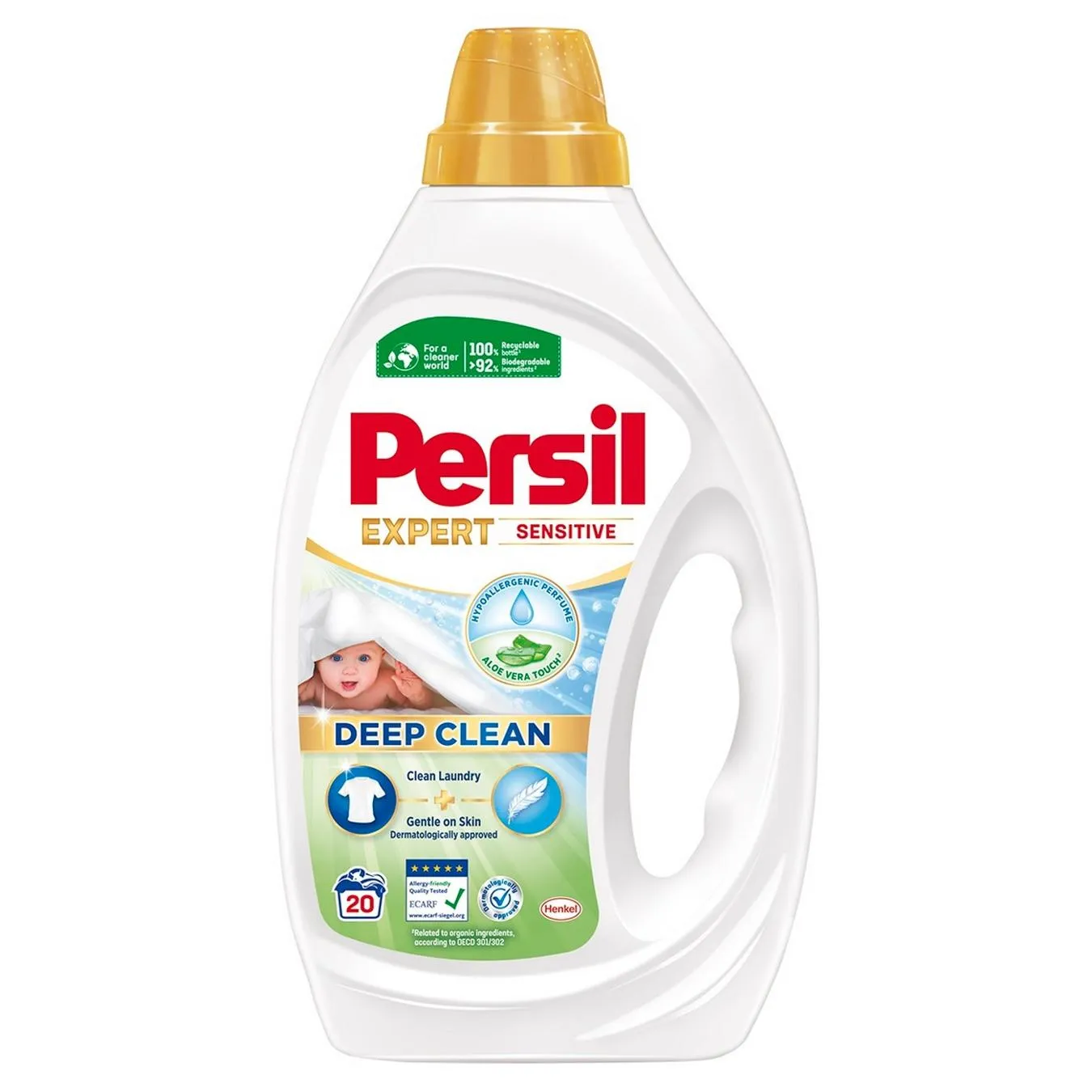 Гель для прання Persil Expert Sensitive Deep Clean 0,9л зображення