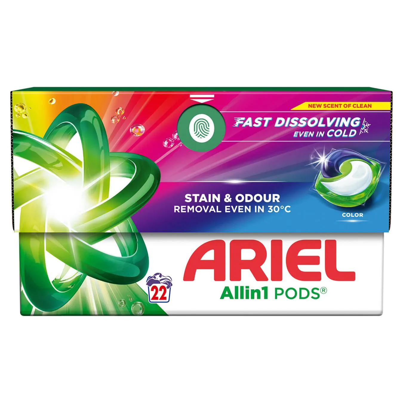 Капсули для прання Ariel Allin1 Pods Color 22шт зображення