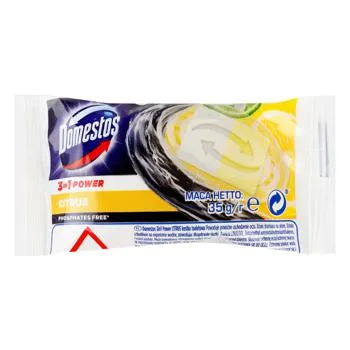 Блок для унітазу Domestos 3in1 Power Citrus змінний 35г зображення