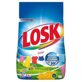Пральний порошок Losk Color автомат 2,4кг зображення