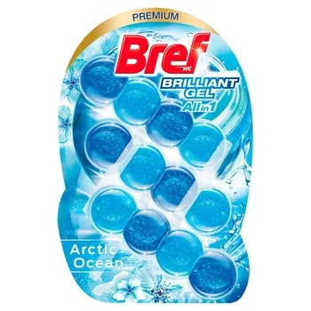 Блок для унітазу Bref Arctic Ocean Brilliant Gel 3шт*42г зображення