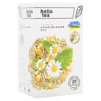 Чай трав'яний Hello Tea Альпійський луг 2г*20шт зображення