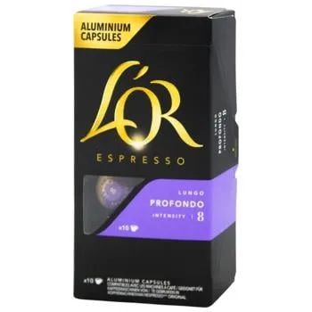 Кава в капсулах L'OR Lungo Profondo 5,2г*10шт зображення