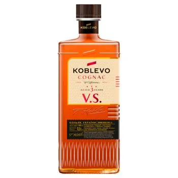 Коньяк України Koblevo V.S. 3 роки 40% 0,5л зображення