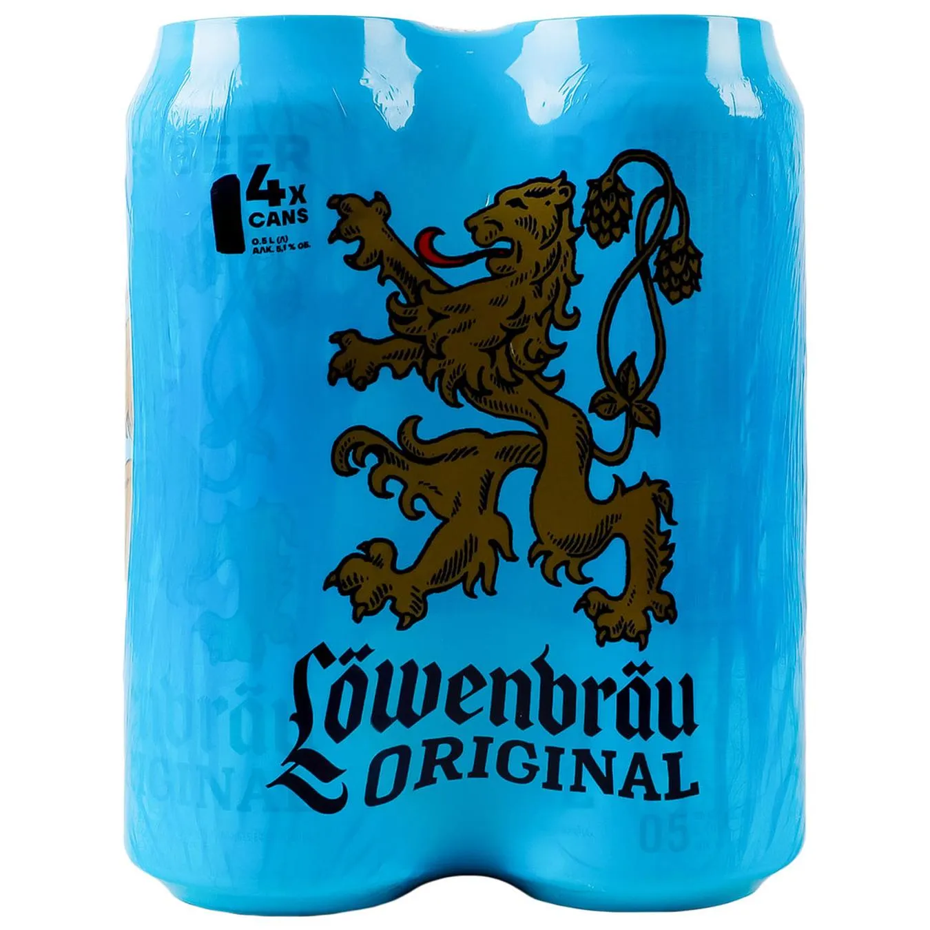 Пиво Lowenbrau світле 5,1% 4х0,5л зображення