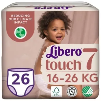 Підгузки-трусики Libero Touch Pants розмір 7 16-26кг 26шт зображення
