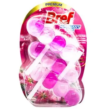 Блок для унітазу Bref Brilliant Gel Spring Rain 42*3шт зображення