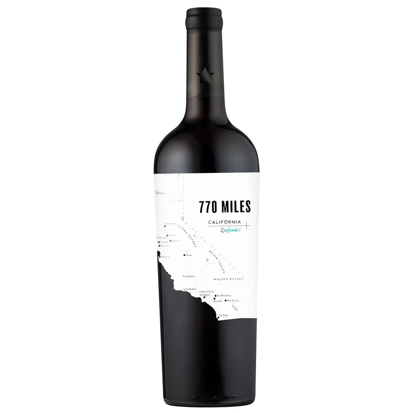 Вино 770 Miles Zinfandel червоне сухе 13,5% 0,75л зображення