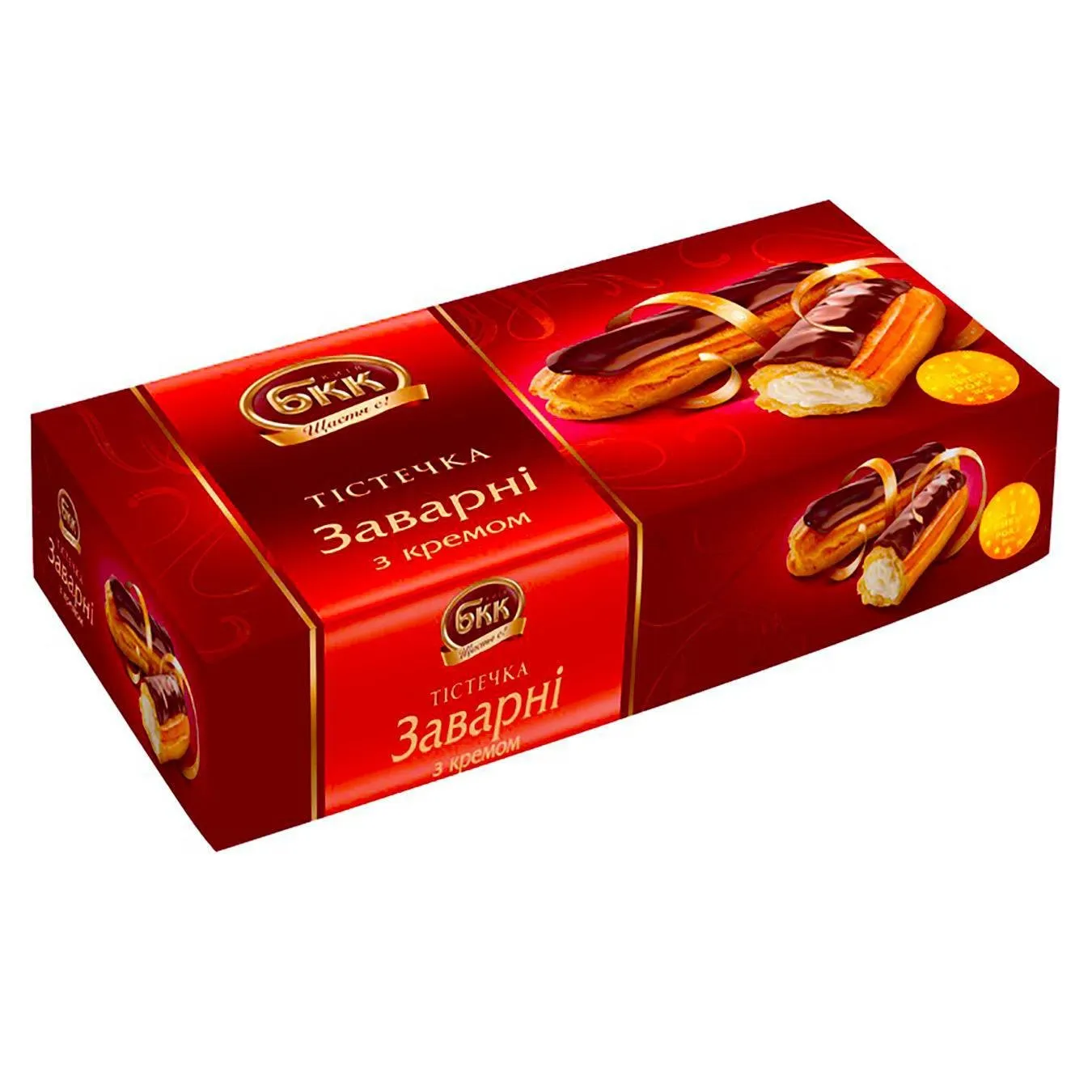 Тістечка БКК заварні з кремом 360г зображення