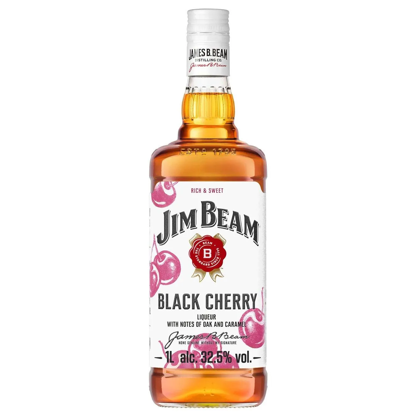 Лікер Jim Beam Red Stag Black Cherry 32,5% 1л зображення