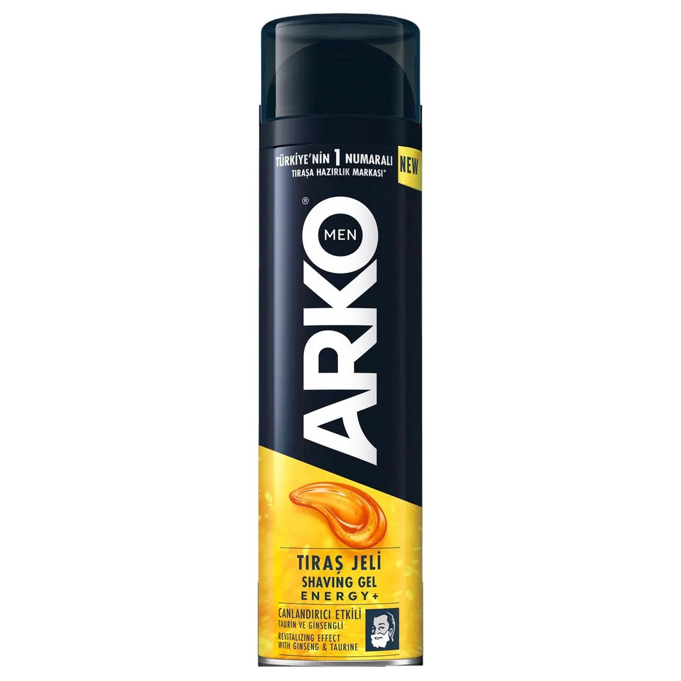 Гель для гоління Arko Energy 200мл зображення