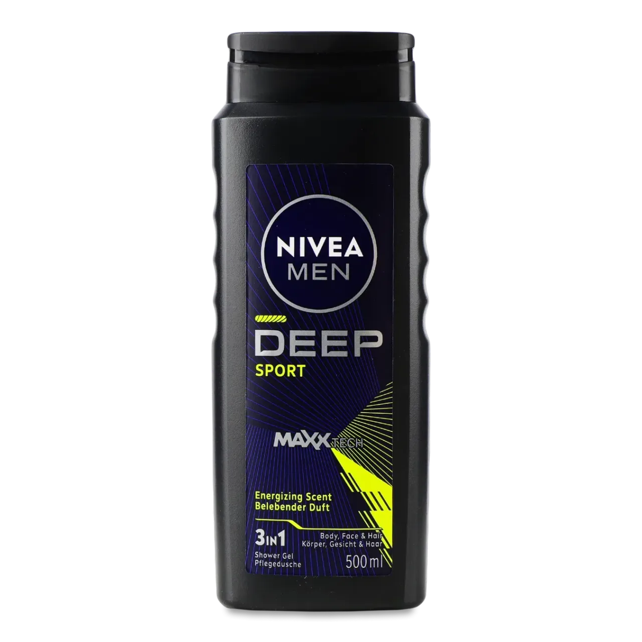 Гель для душу Nivea Men Deep Sport 3в1 - Фото 1