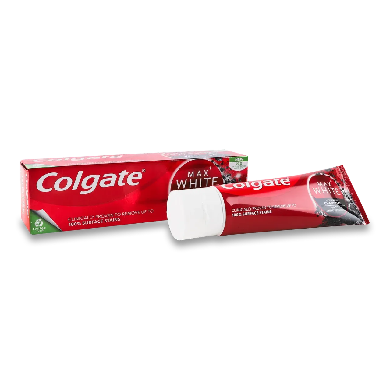 Паста зубна Colgate Max White Activated Charcoal - Фото 1