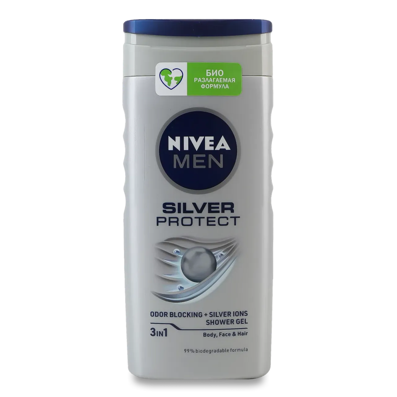 Гель для душу Nivea «Срібний захист» - Фото 1