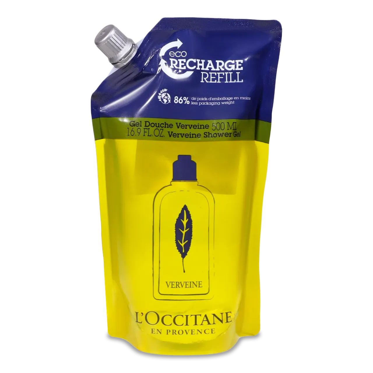 Гель для душу L'Occitane Вербена, запаска - Фото 1