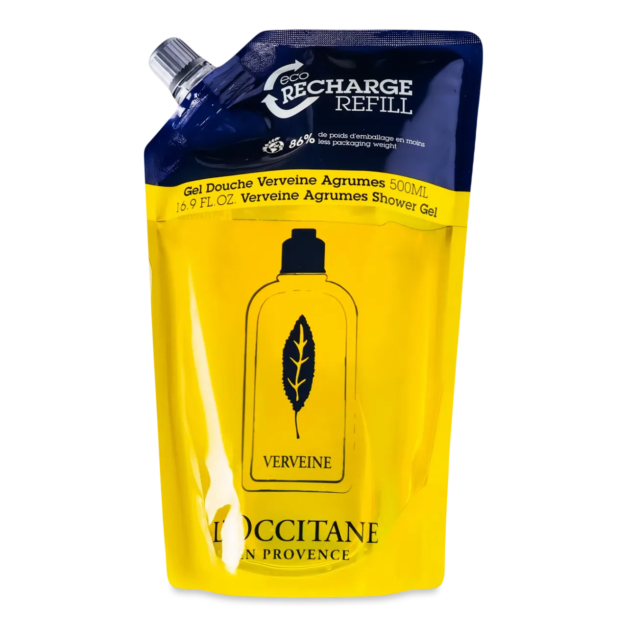 Гель для душу L'Occitane Цитрус-Вербена, запаска - Фото 1