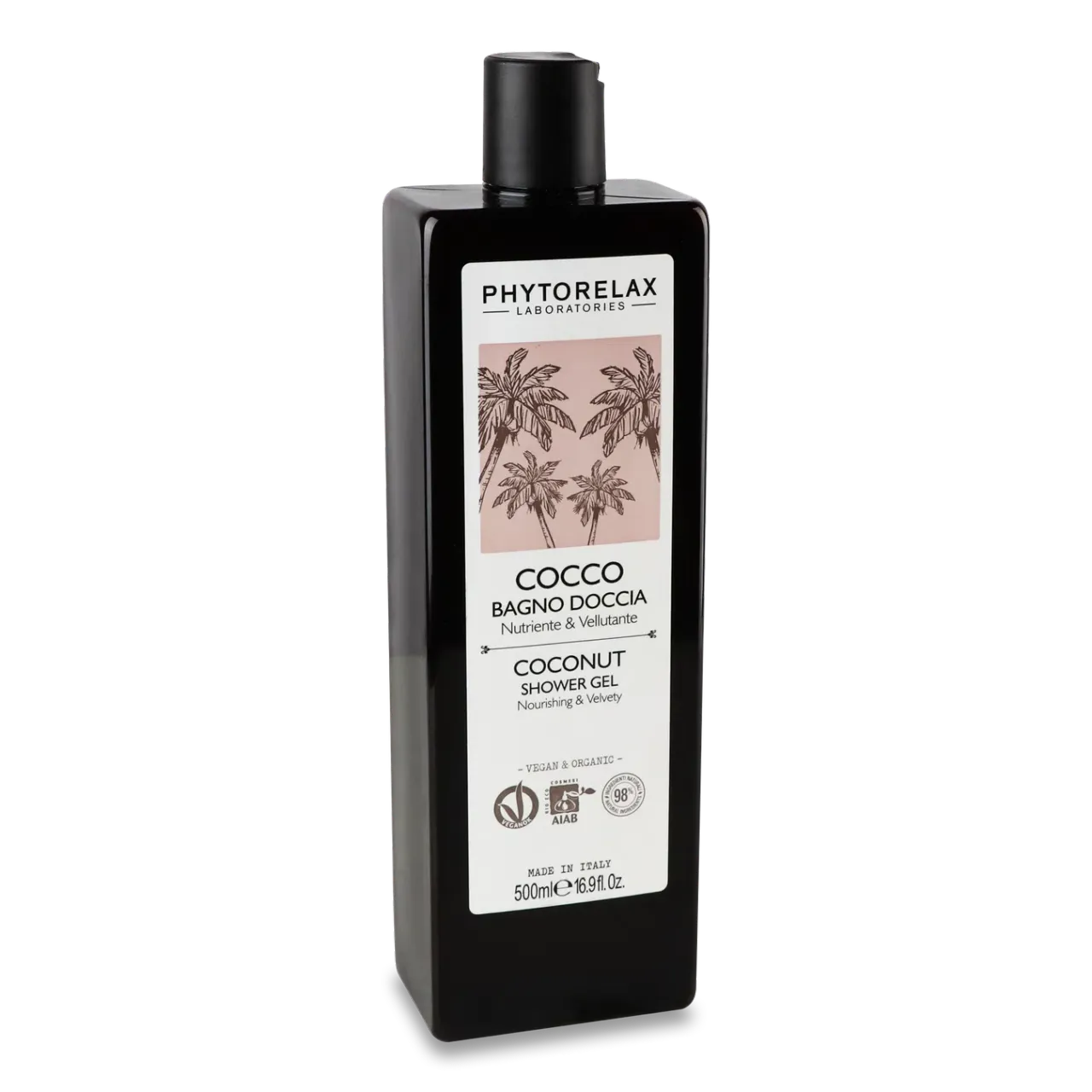 Гель для душу Phytorelax Veg&Organic Coconut поживний та пом'якшуючий - Фото 1