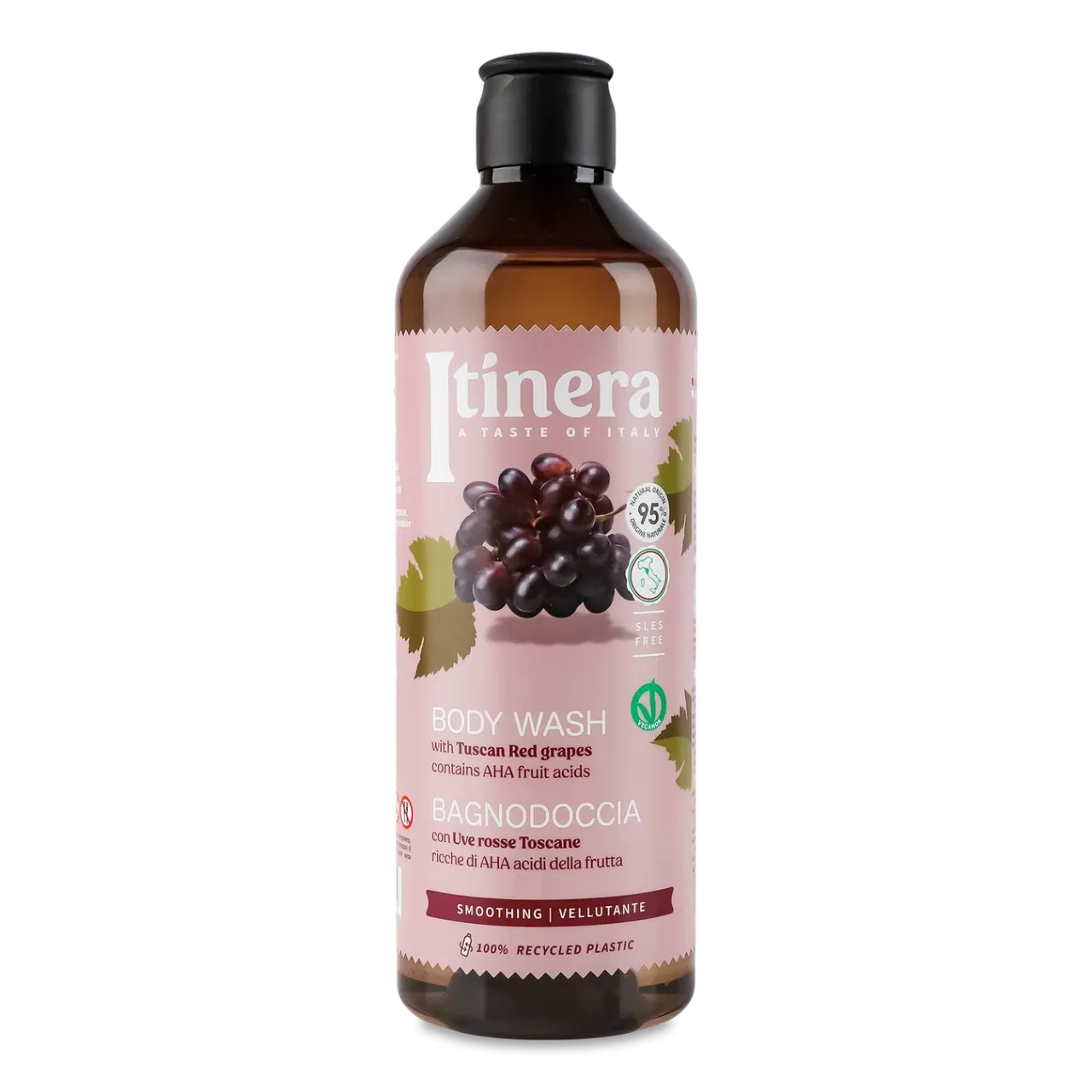 Гель для душу Itinera Tuscan red grapes Smoothing - Фото 1