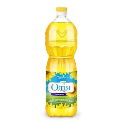 Олія 0,5л Своя лінія соняшникова рафінована - Фото 1