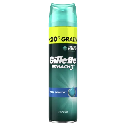 Гель для гоління 240 мл Gillette Mach3 Extra Comfort аерозоль - Фото 1