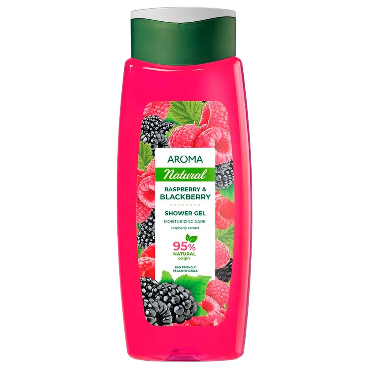 Гель для душу Aroma Natural Малина та ожина 400мл - Фото 1