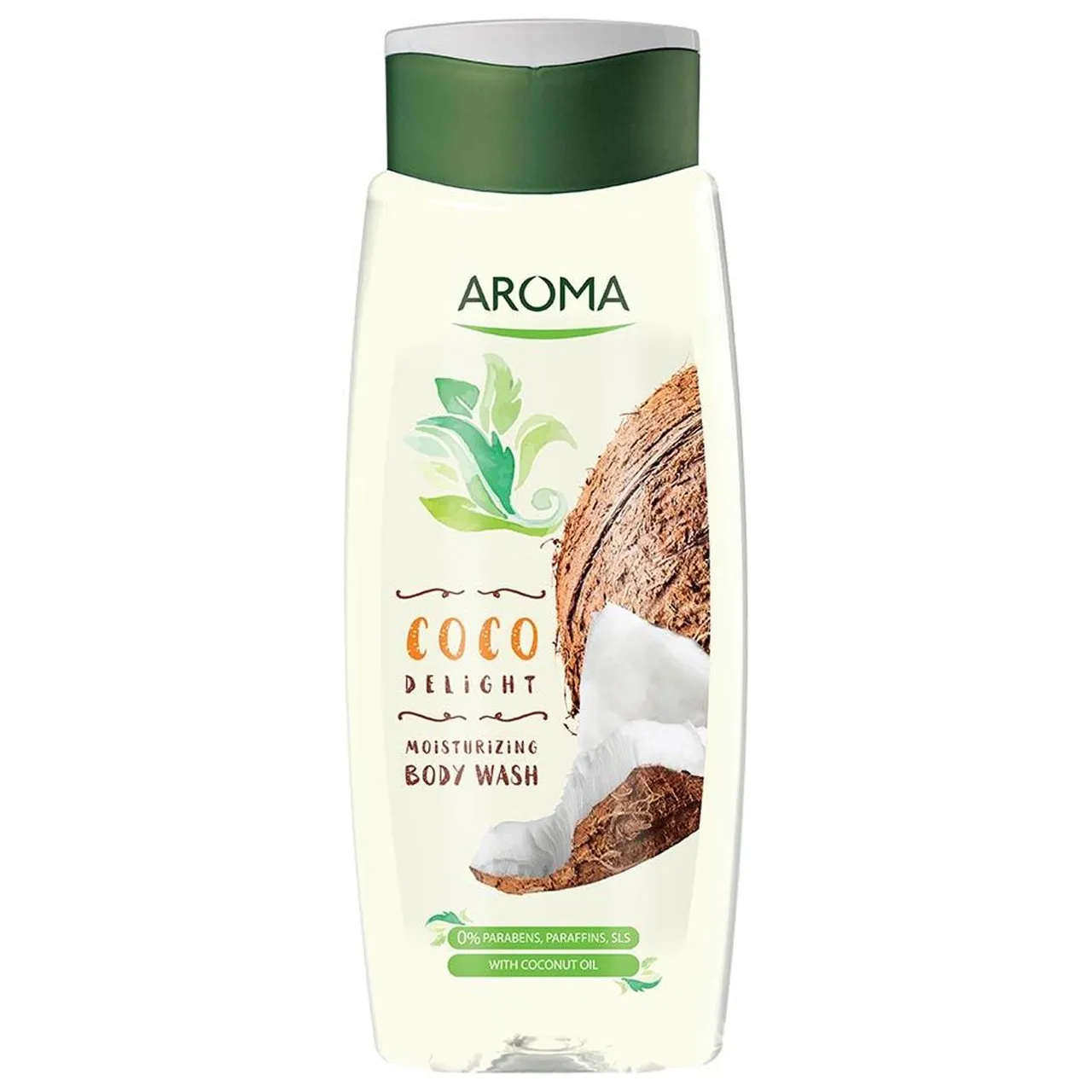 Гель для душу Aroma Кокосова насолода 400мл - Фото 1