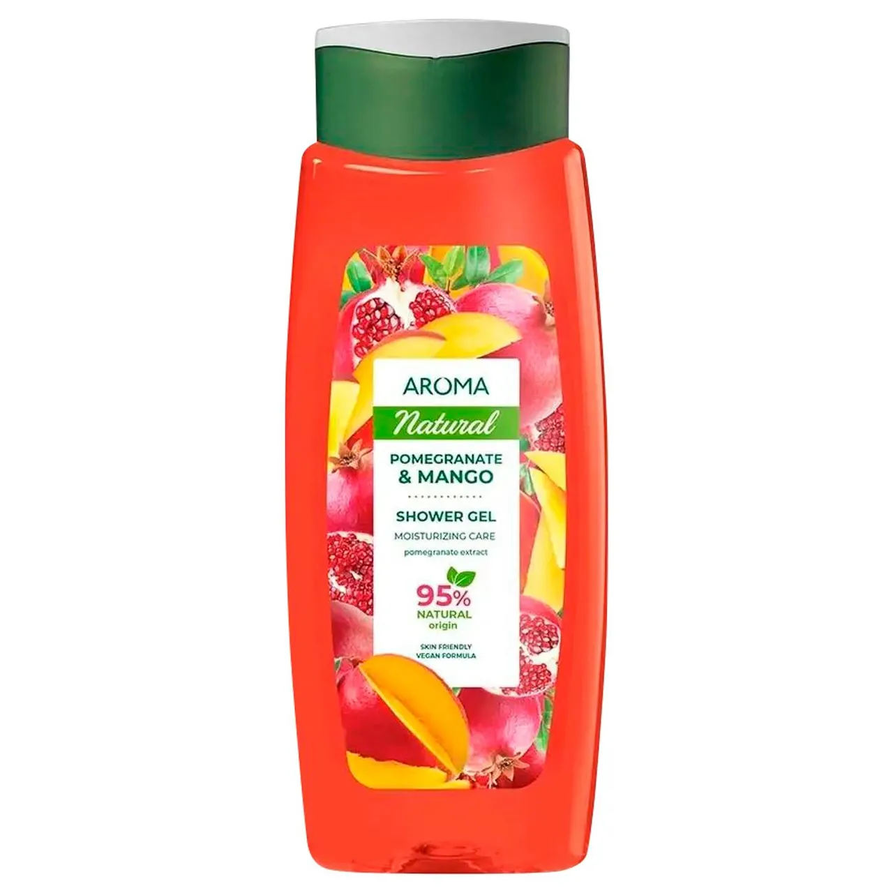 Гель для душу Aroma Natural Гранат та манго 400мл - Фото 1