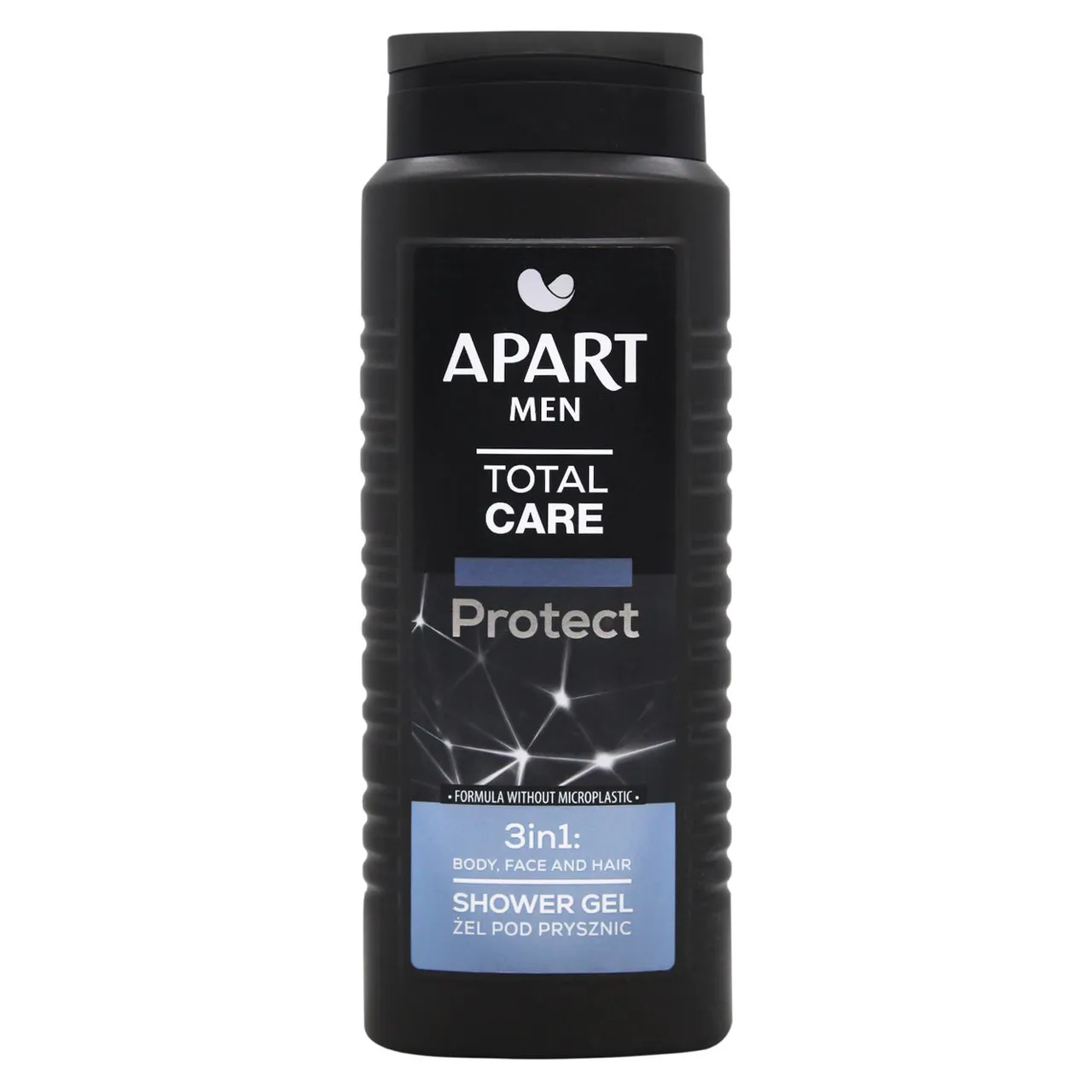 Гель для душу Apart Men Total Care Protect 500мл - Фото 1