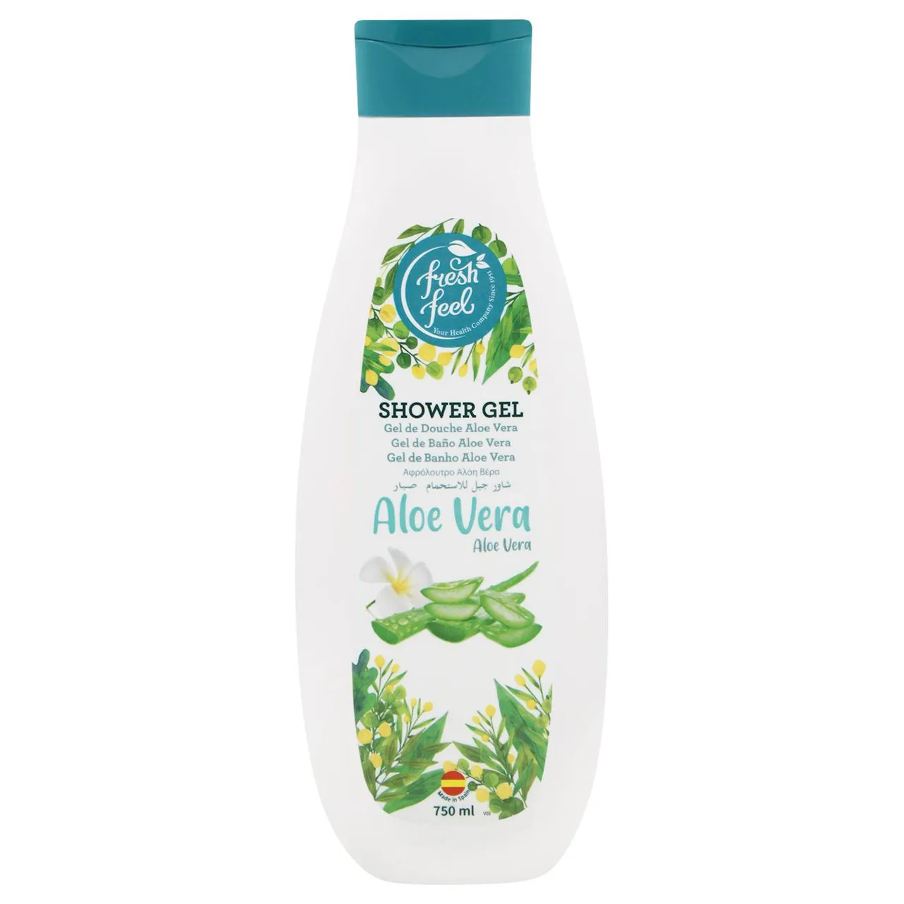 Гель для душу Fresh Feel Aloe Vera 750мл - Фото 1
