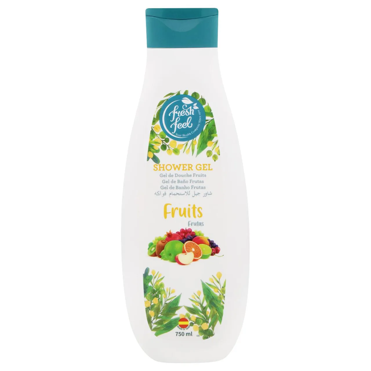 Гель для душу Fresh Feel Fruits 750мл - Фото 1