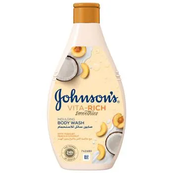 Гель для душу Johnson's розслабляючий кокос та екстракт персика 250мл - Фото 1