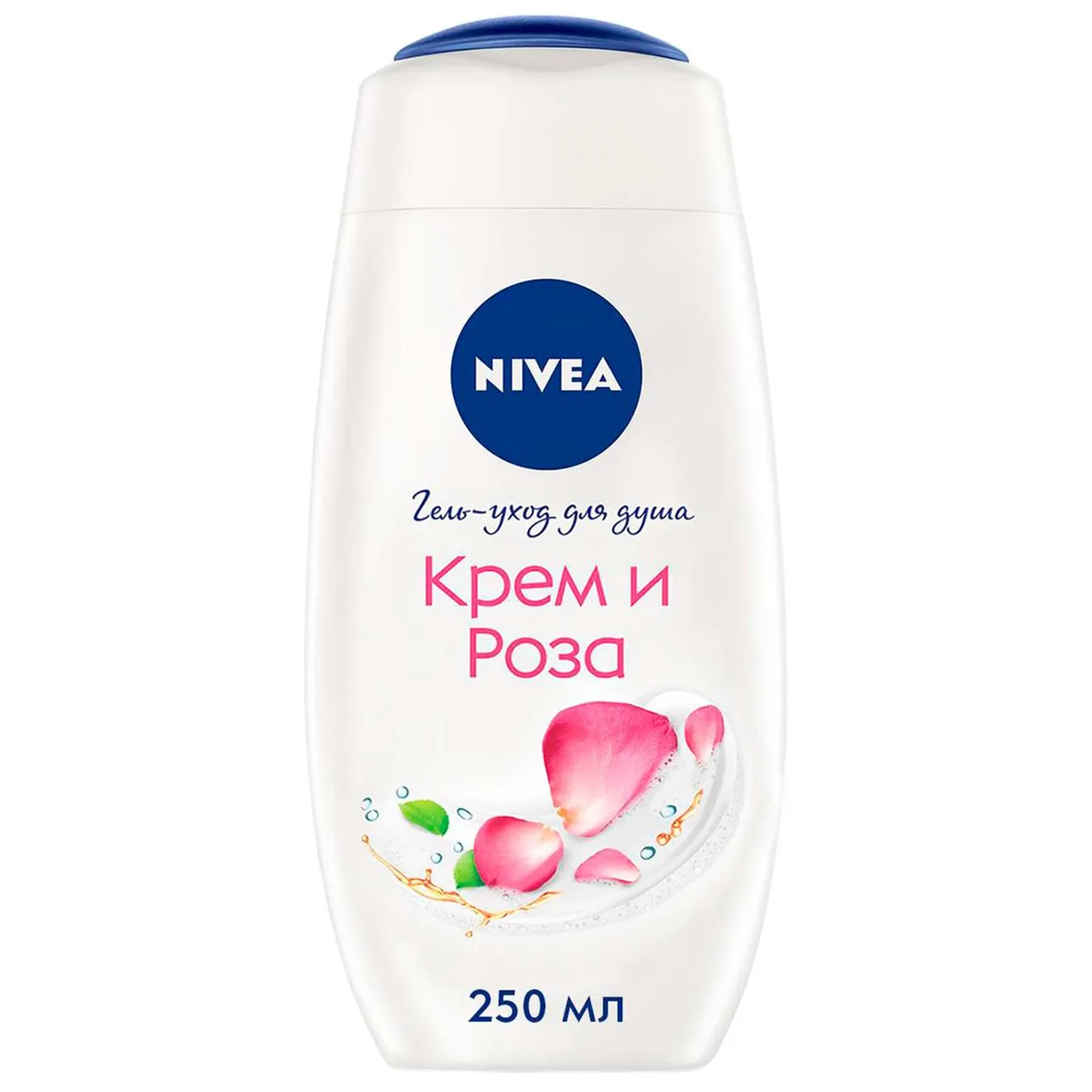 Гель для душу Nivea Крем та троянда 250мл - Фото 1