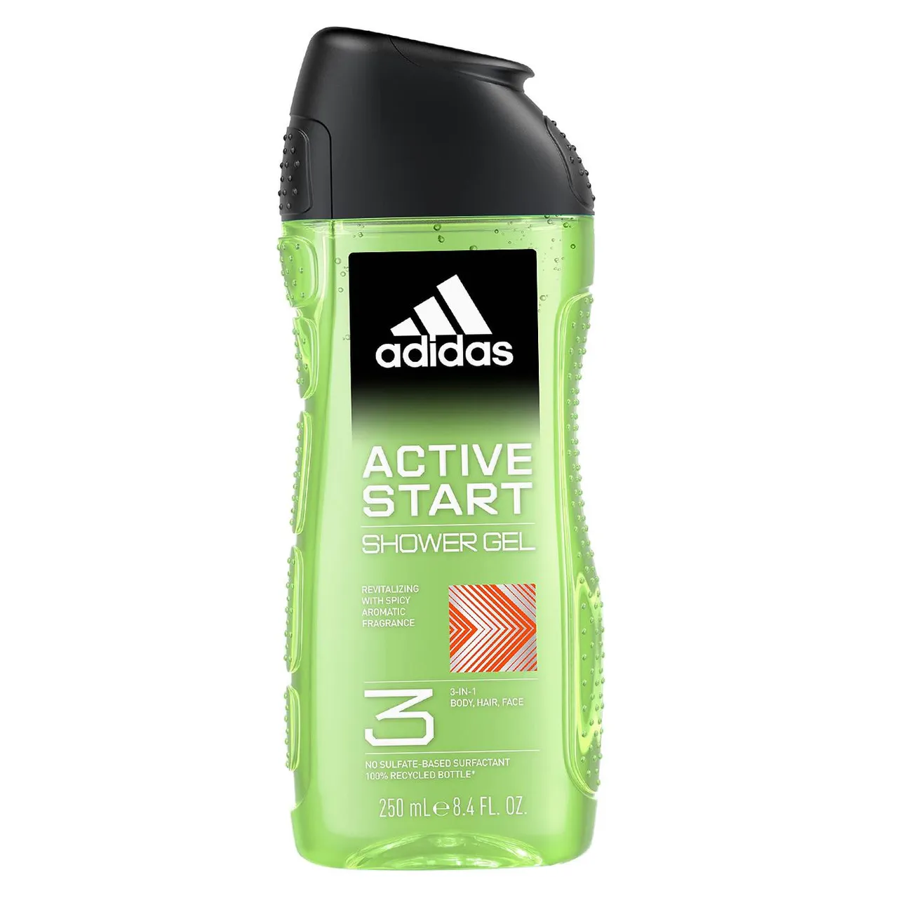 Гель для душу-шампунь Adidas Active Start чоловічий 3в1 250мл - Фото 1