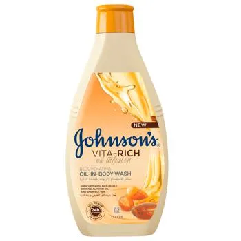 Гель для душу Johnson's® Vita-Rich Живильний з маслами мигдалю і ши 400мл - Фото 1