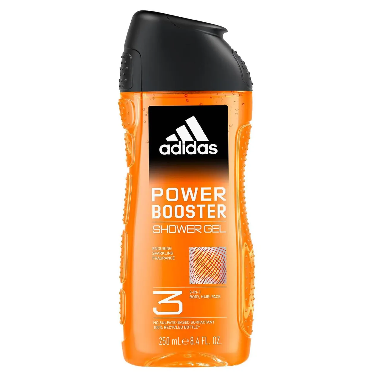 Гель для душу-шампунь Adidas Power Booster чоловічий 3в1 250мл - Фото 1