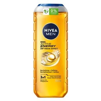 Гель для душу Nivea Men Boost 3в1 для тіла, обличчя, волосся 500мл - Фото 1