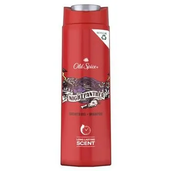 Гель для душу + шампунь Old Spice Night Panther 400мл - Фото 1