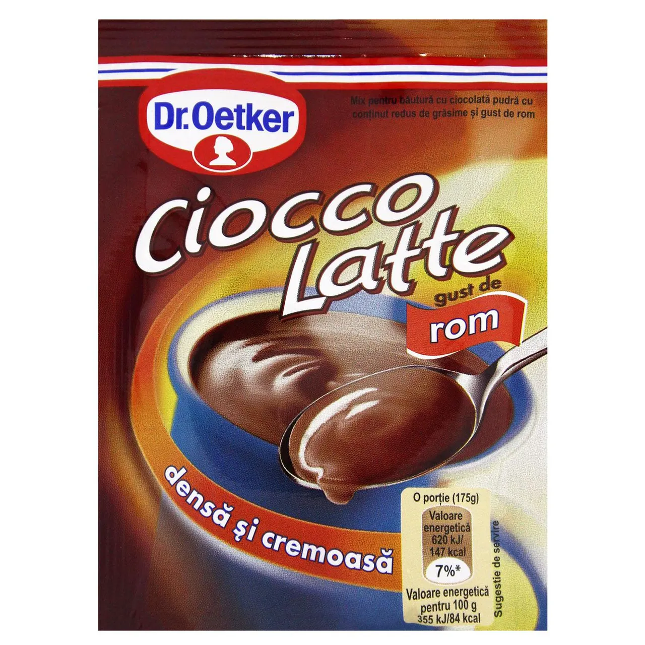Гарячий шоколад Dr.Oetker зі смаком рому 21г - Фото 1