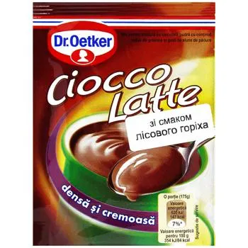 Гарячий шоколад Dr.Oetker зі смаком лісового горіха 25г - Фото 1
