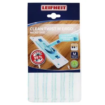 Ганчірка для швабри Leifheit Clean Twist M Ergo Micro Duo 33см - Фото 1