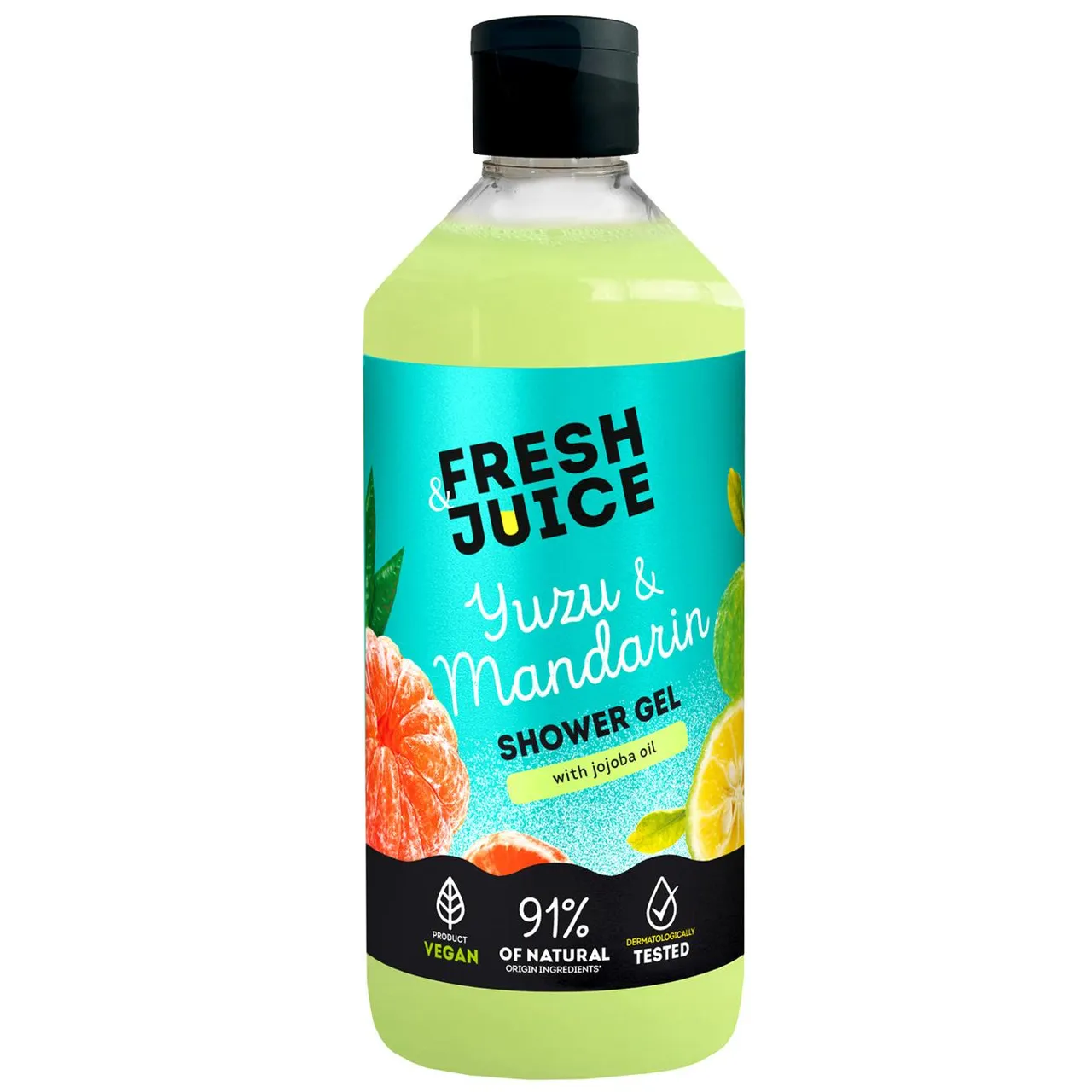 Гель для душу Fresh Juice Мандарин і юдзу,473 мл - Фото 1