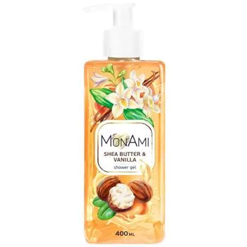 Гель для душу MonAmi Shea Butter & Vanilla 400мл - Фото 1