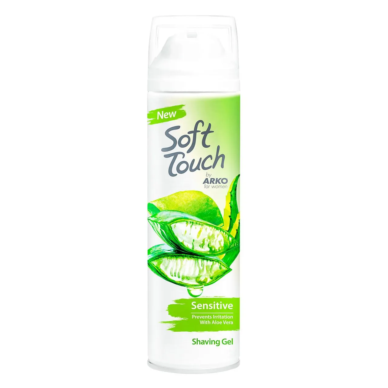 Гель для гоління Arko Soft Touch жіночий для чутливої шкіри 200мл - Фото 1