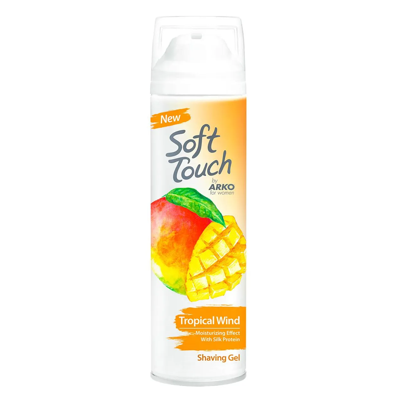 Гель для гоління Arko Soft Touch Tropical Wind для жінок 200мл - Фото 1