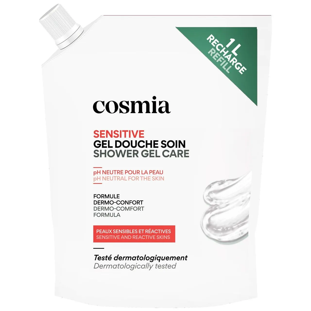 Гель для душу Cosmia Dermo-protect Sensative 1л - Фото 1