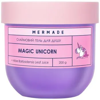 Гель для душу Mermade Magic Unicorn слаймовий 200г - Фото 1
