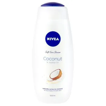 Гель для душу Nivea shower Кокос та Олія жожоба 500мл - Фото 1