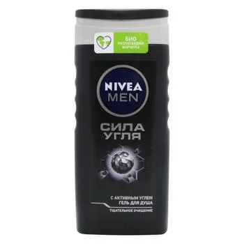 Гель для душу Nivea Men Активне очищення 250мл - Фото 1